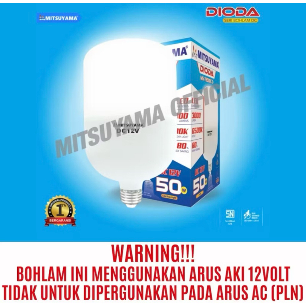 Bohlam LED Series DIODA (5w, 10w, 20w, 30w, 40w, 50w)