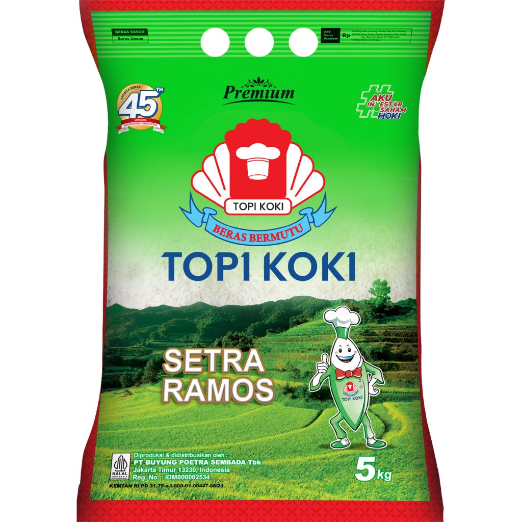 

BERAS TOPI KOKI 5KG