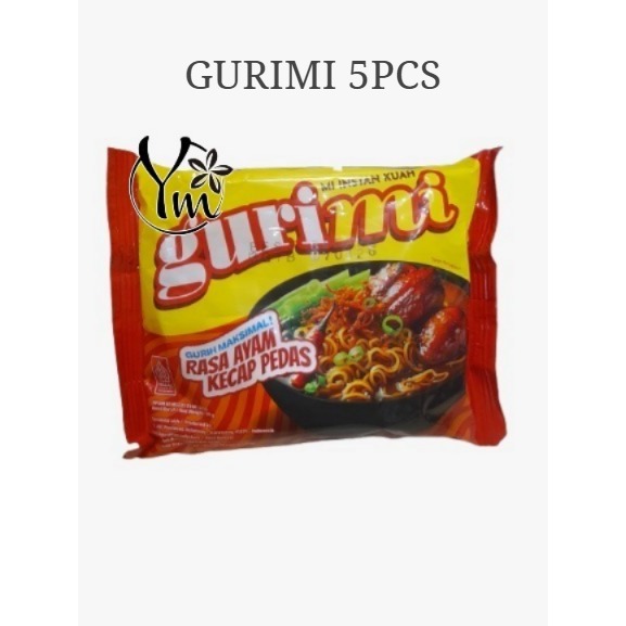 

Gurimi RANDOM Ayam Kecap Pedas / Kaldu Ayam 60g - 5PCS / Mie Instan / Mie Kuah / Mie Termurah