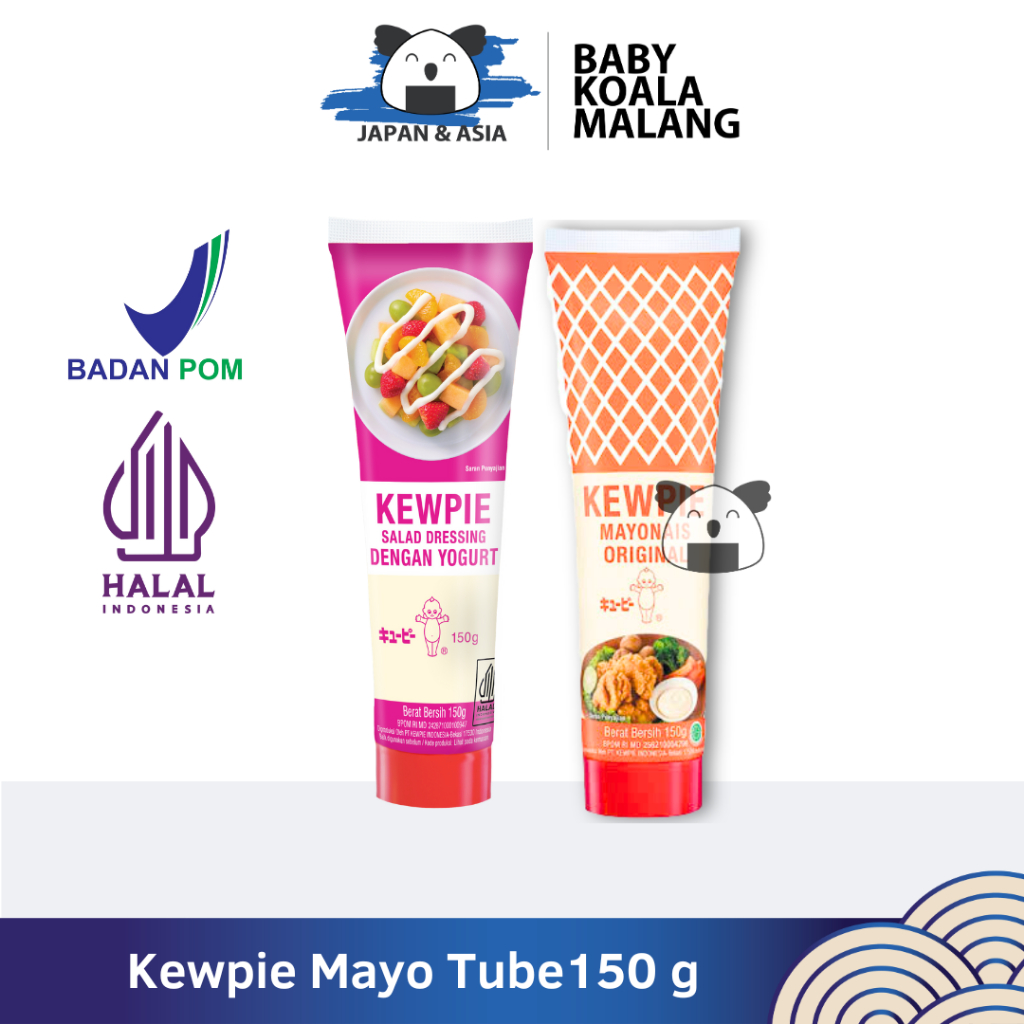 

KEWPIE Mayo Original Tube 150 ml Halal │ Mayonnaise Orii..