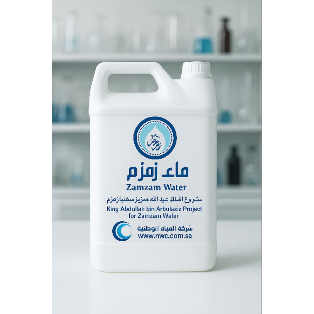 

Air Zamzam Murni 100% Asli , 5 liter Sajada id