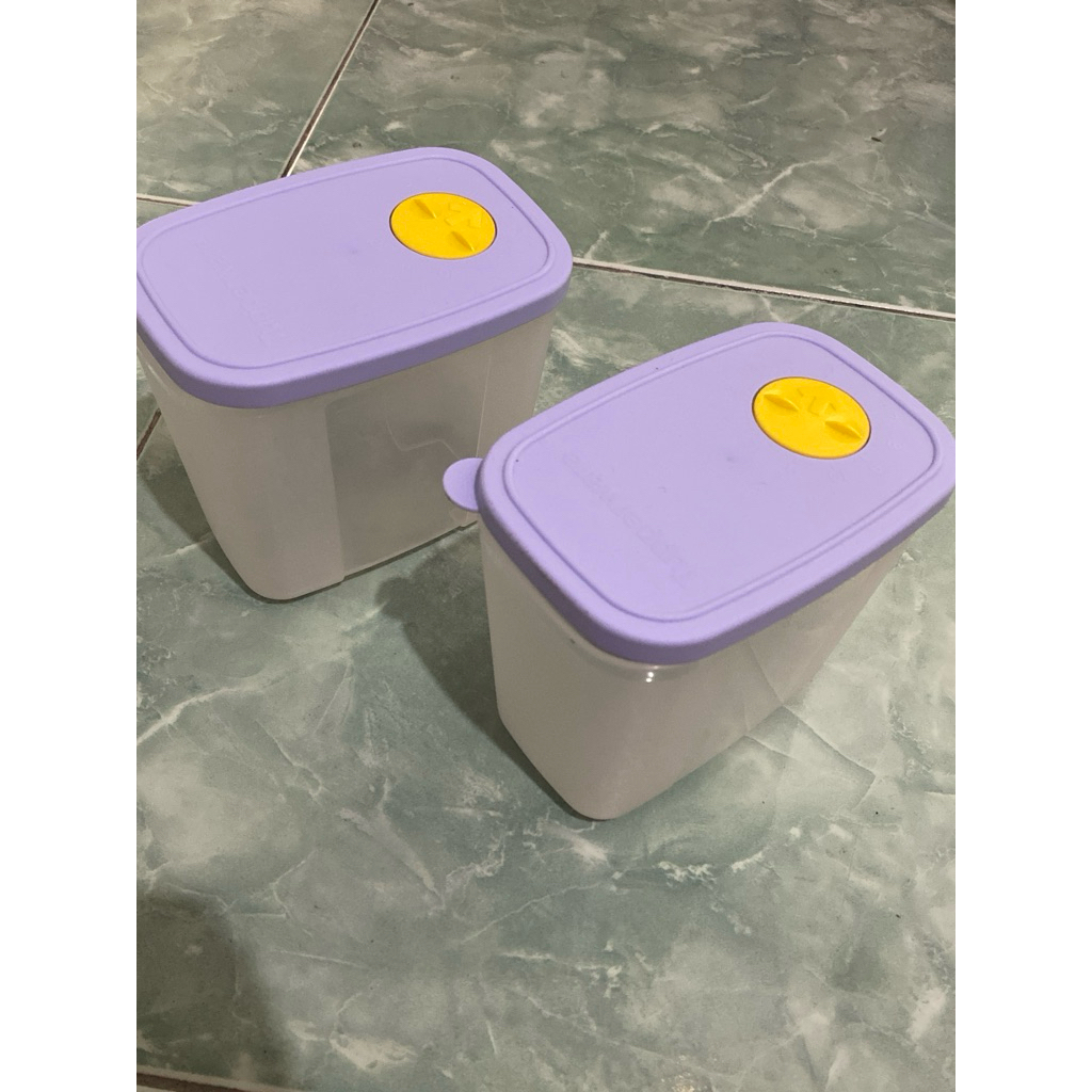 1 Set isi 2 Pcs Mini Freezer Mate 900 ml Tupperware
