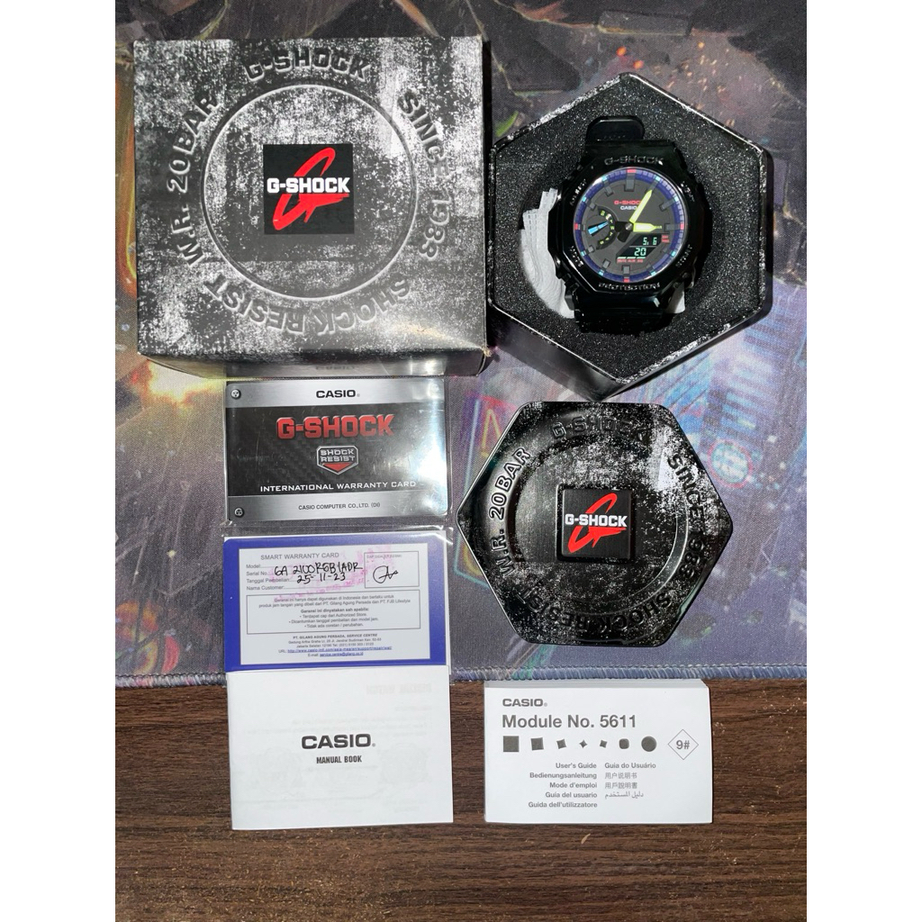 Jam Tangan G-Shock GA 2100 RGB 1ADR