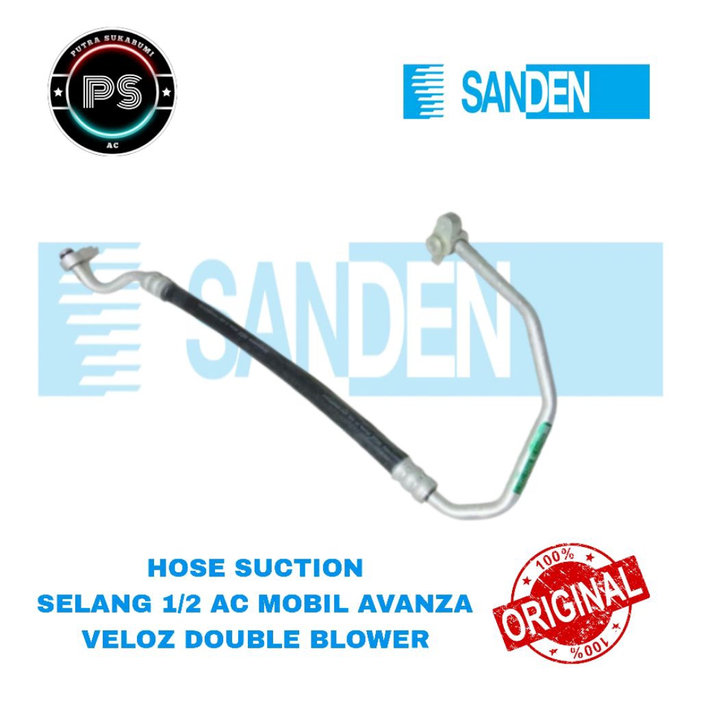 HOSE SUCTION SELANG 1/2 AC MOBIL AVANZA VELOZ NEW XENIA NEW RUSH NEW TERIOS 2012 ORIGINAL SANDEN
