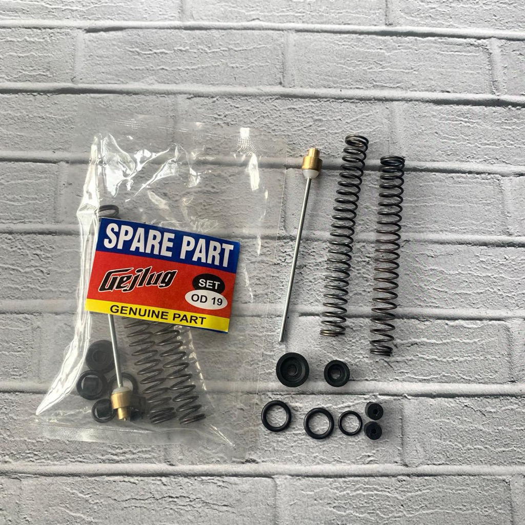 Sparepart pompa angin set od 19 / per valve pompa 1set od 19 / Sparepart pompa angin od 19