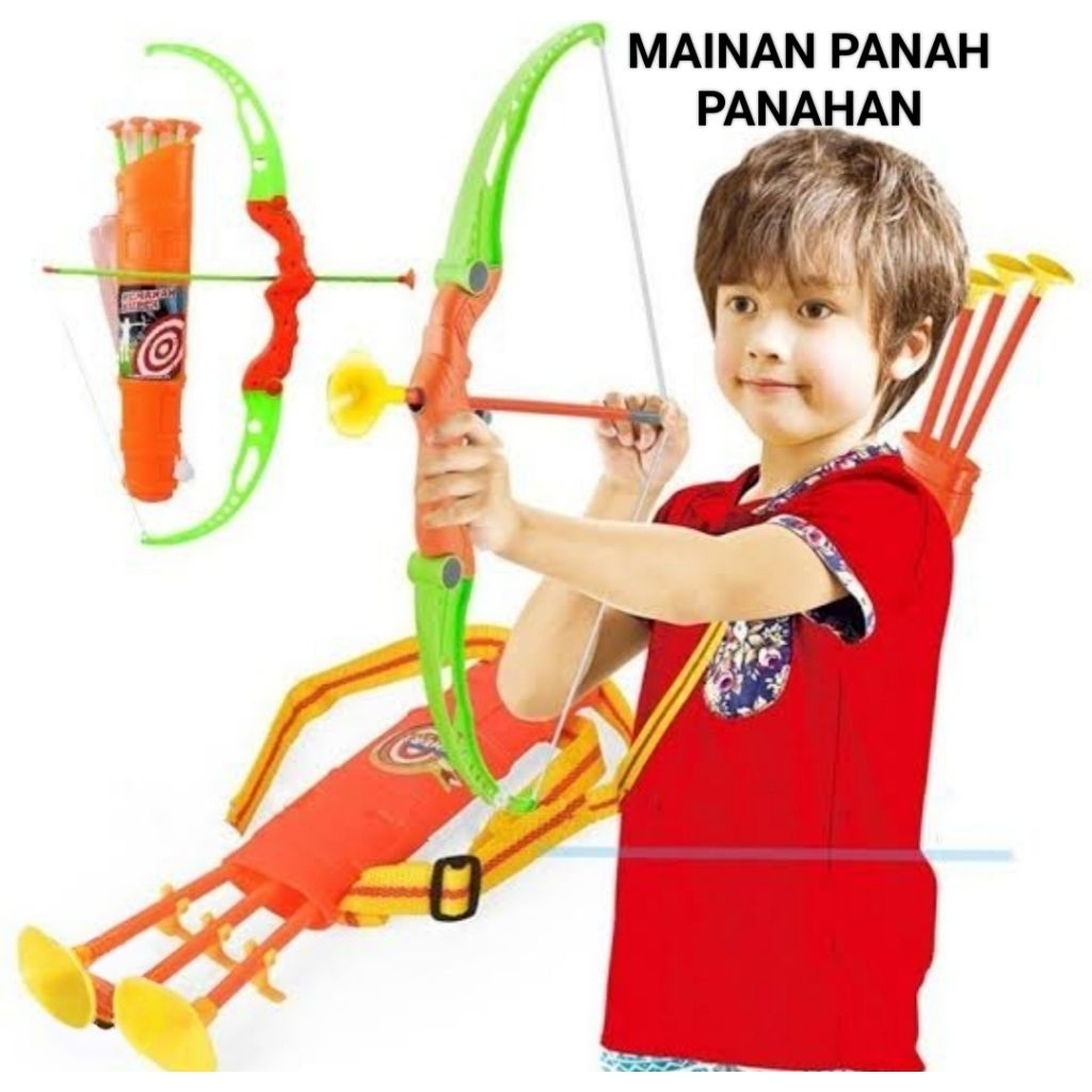 Mainan Anak-anak Busur Panah-panahan Plastik - Busur Mainan