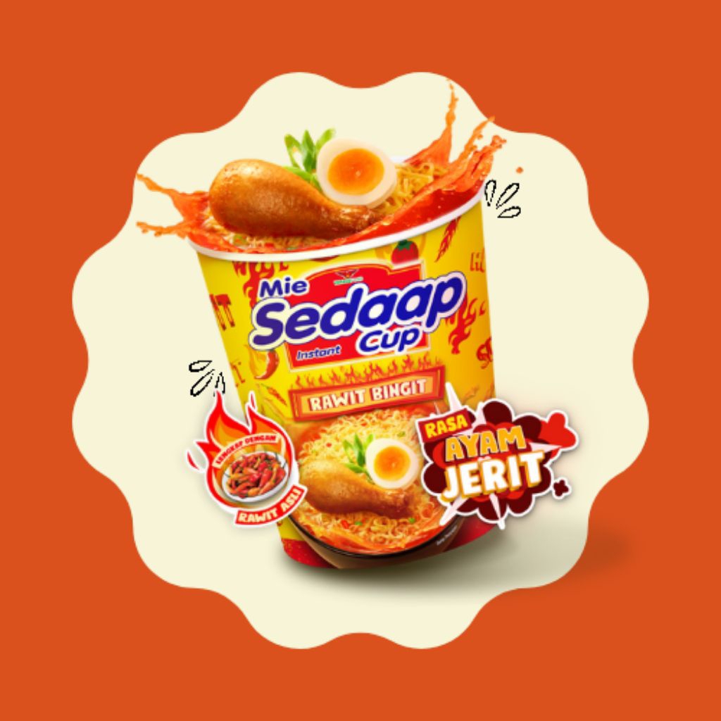 

Mie Sedaap Cup: Rasa Ayam Jerit