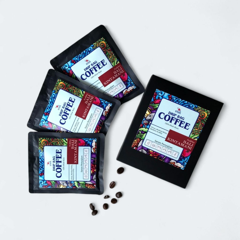 

Coffee Dripbag Arabica Kintamani Bali - 100% Kopi Asli, Tanpa Gula