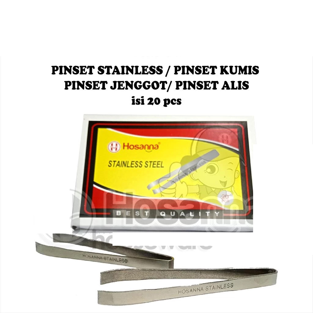 Pinset Stainless / Pinset Kumis / Pinset Jenggot / Pinset Alis