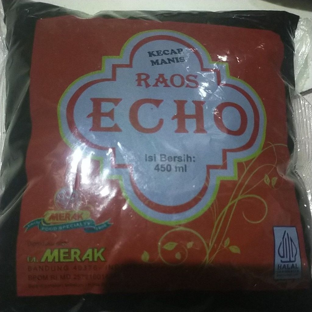 

kecap manis kemasan ECHO 450ml