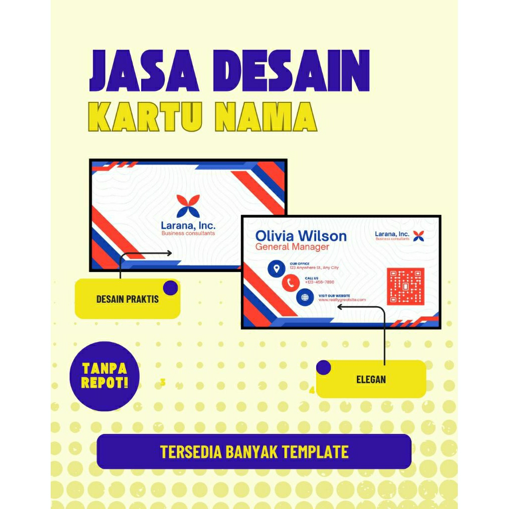 

Jasa Desain Namecard/ Kartu nama Bisnis