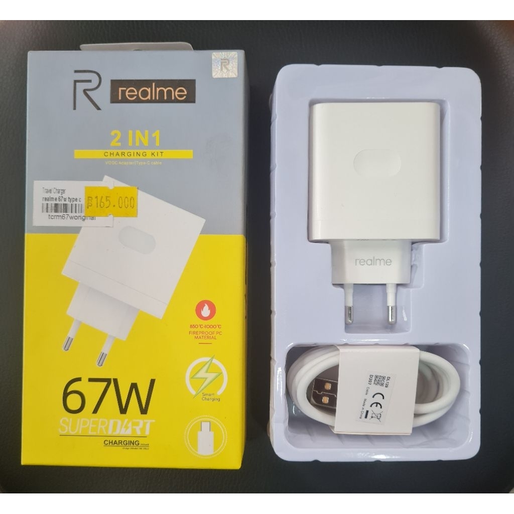 Cas / Charger Ori Realme 67 Watt