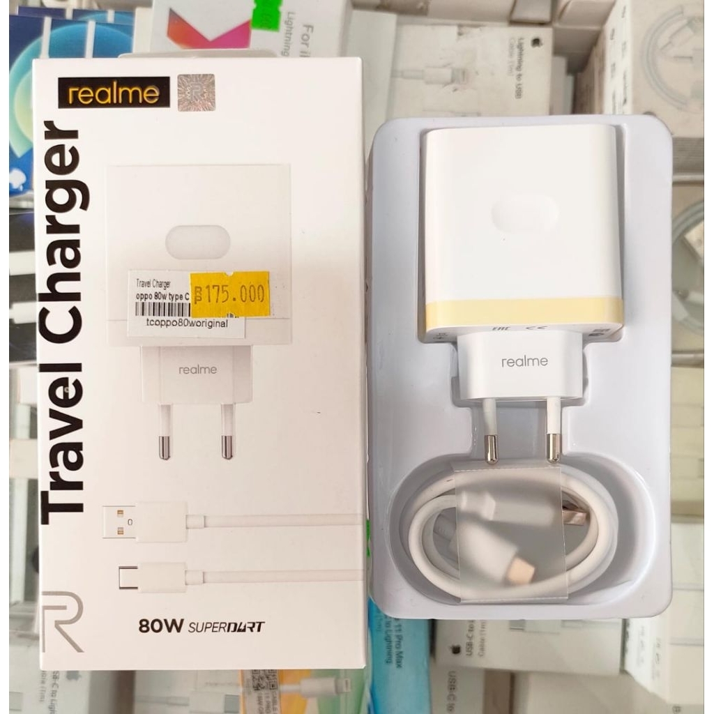 Cas / Charger Ori Realme 80 Watt