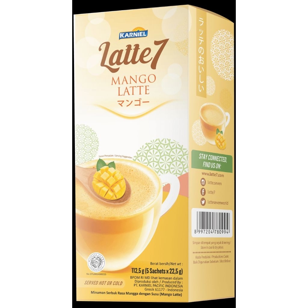 

B. KOPI CHINA KARNIEL LATTR RASA MANGO