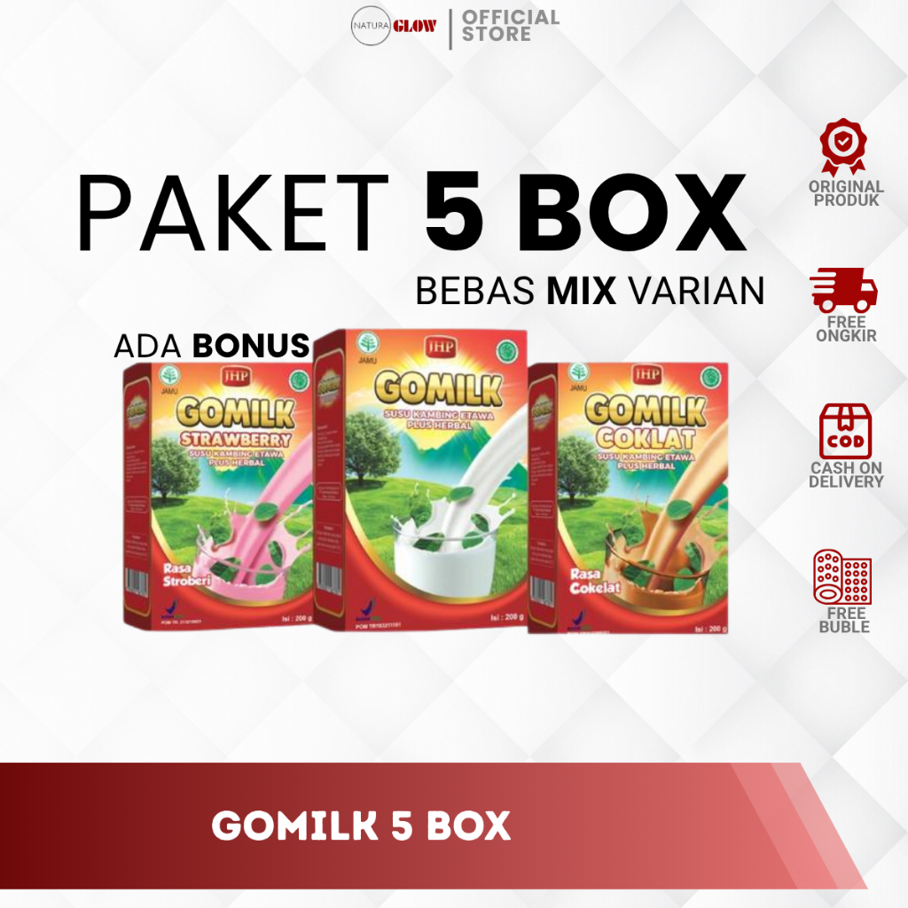 

SUSU KAMBING GOMILK BELI 5 (FREE EMAS) 100% ORIGINAL