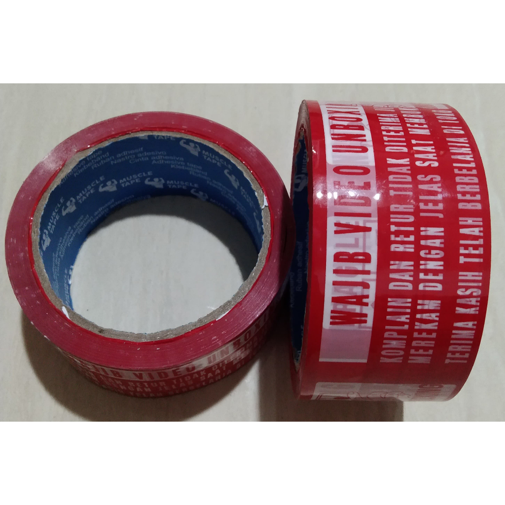 

Lakban Fragile Video Unboxing 45mmx50meter Warna Merah