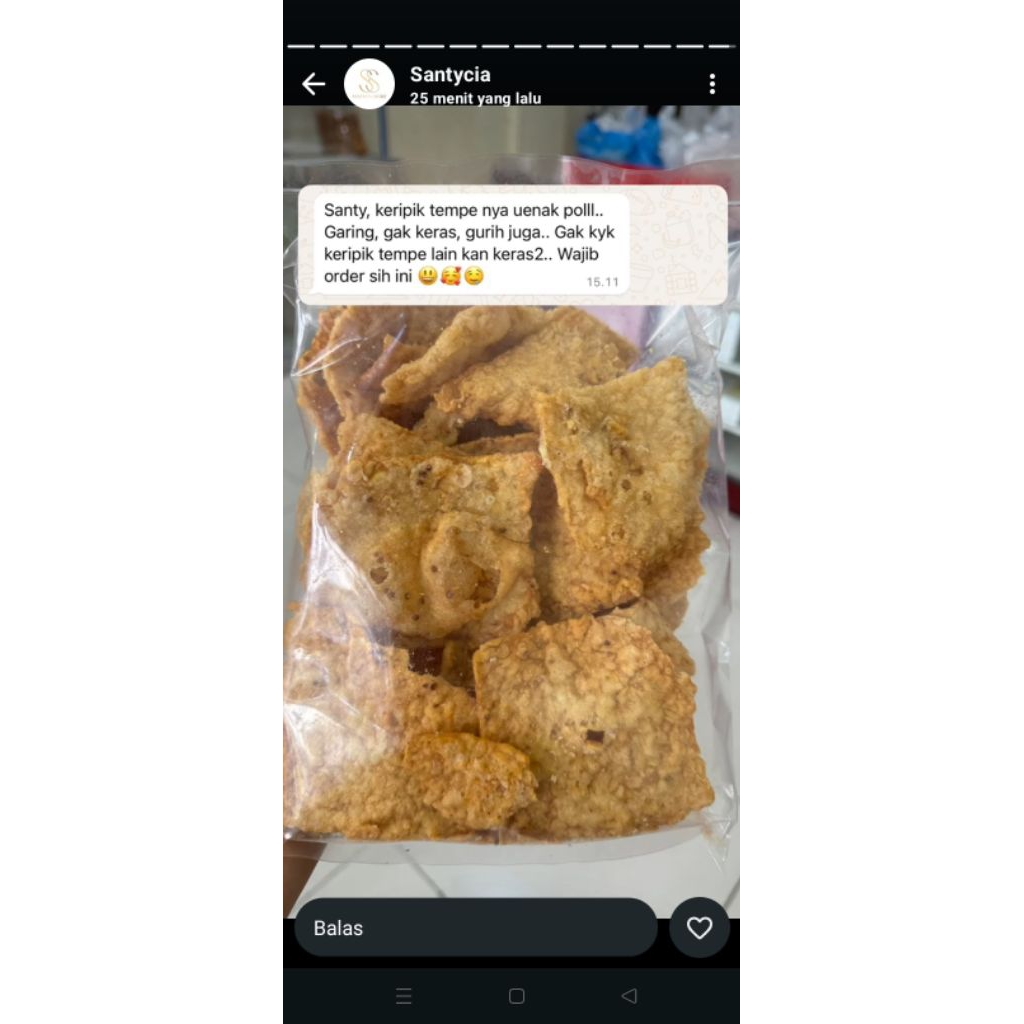 

KERUPUK TEMPE KETUMBAR 250GR
