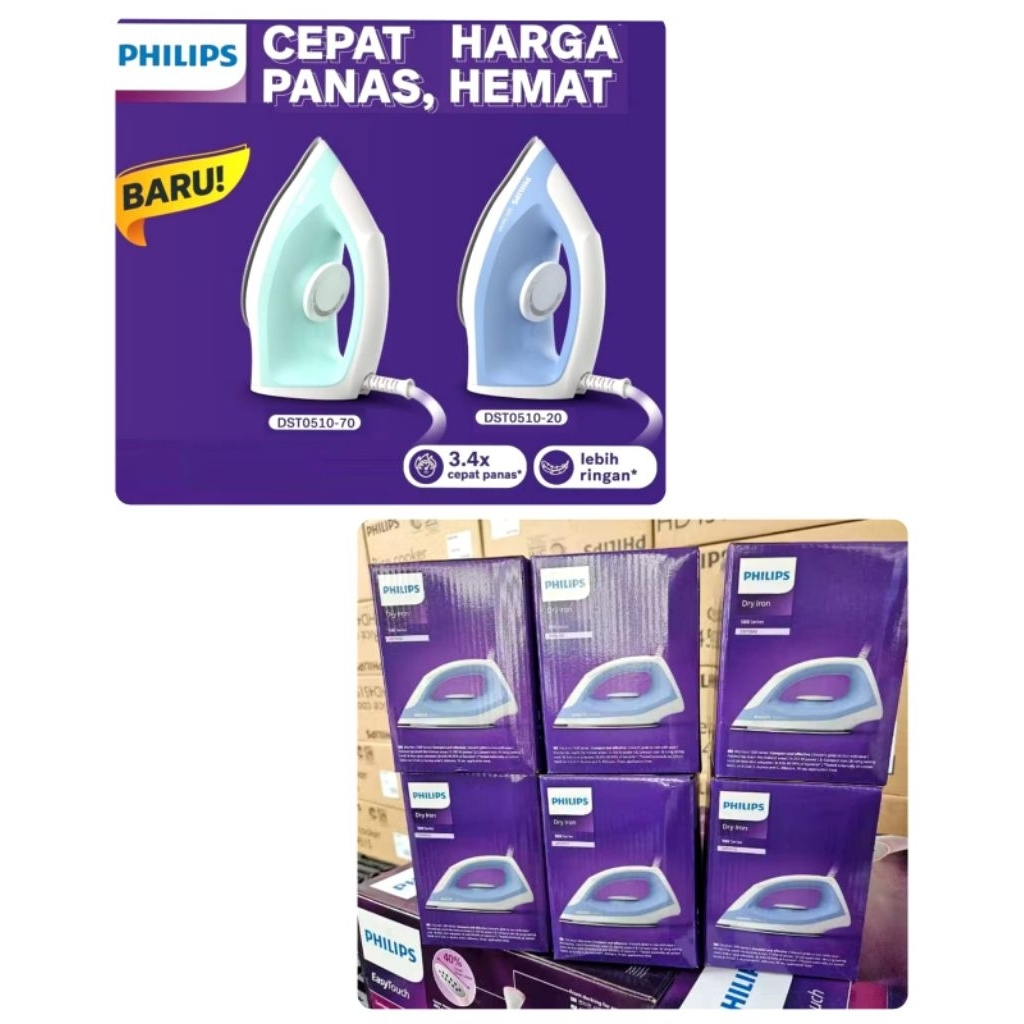 Setrika Philips Seri 500/ Setrika Philips Seri 1172/ Setrika Philips Seri 1173