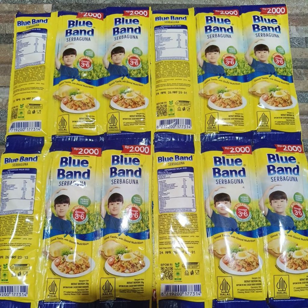 

BLUE BAND serbaguna 20g x 12saset