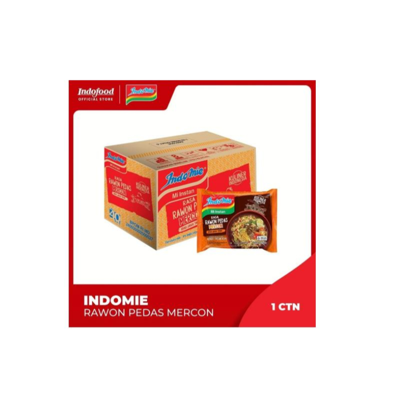 

Indomie Kuah Rawon Pedas Mercon Dus