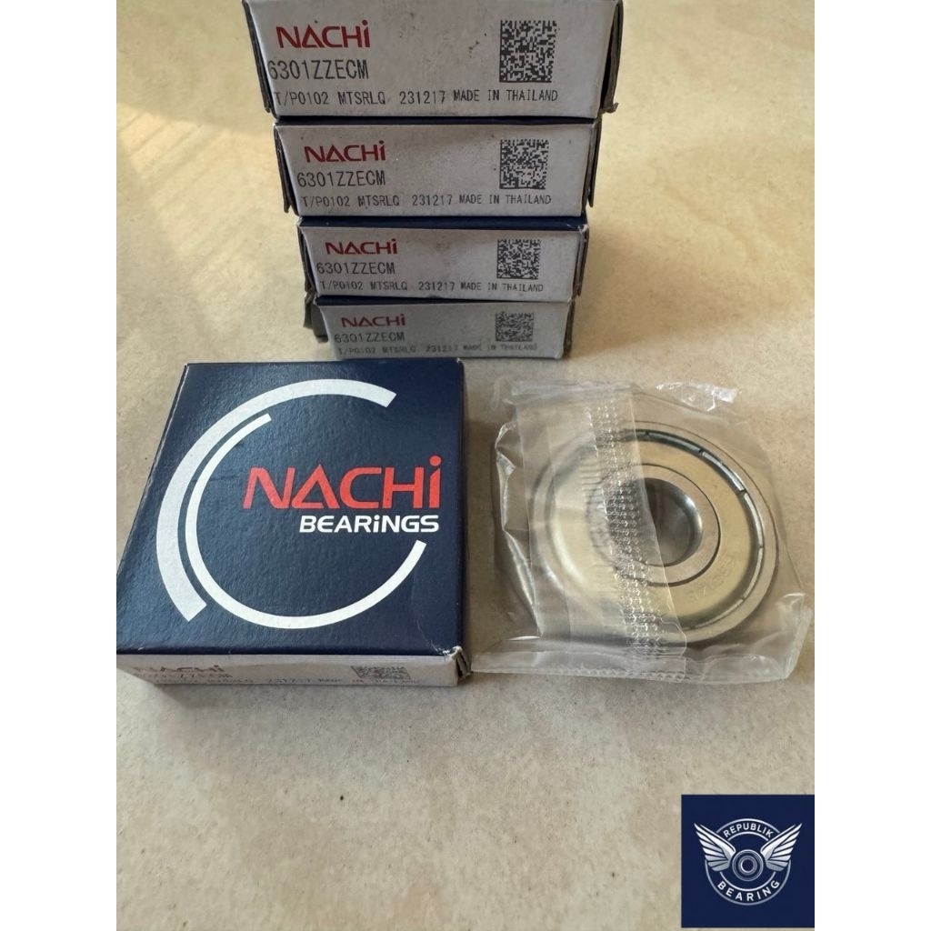 lahar 6301 zz nachi original / laker / 6301zz