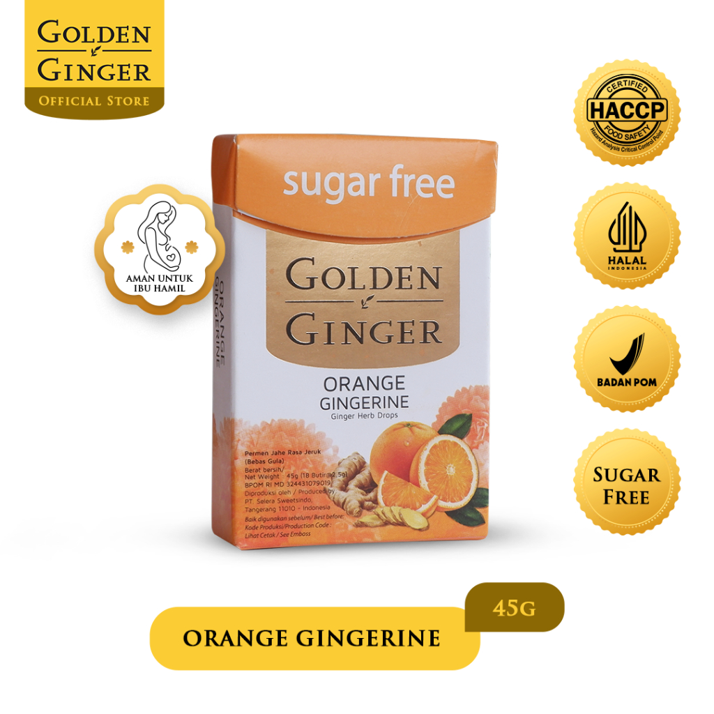 

Golden Ginger Orange Gingerine Sugar Free (Flip Top)