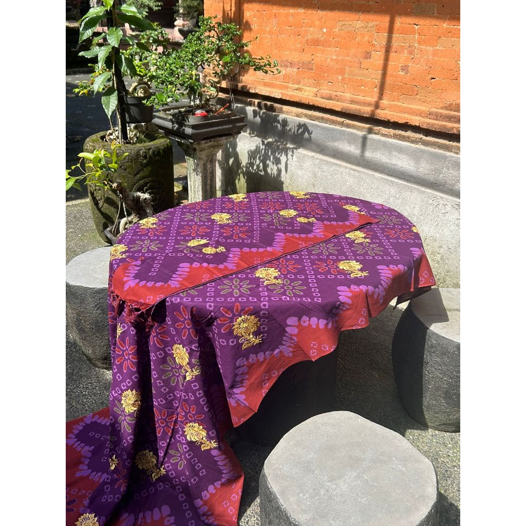 Kain Kamen Bali Pria & Wanita - Kain Sembahyang Adat Motif Etnik 6 / Kain Kamen Murah & Halus