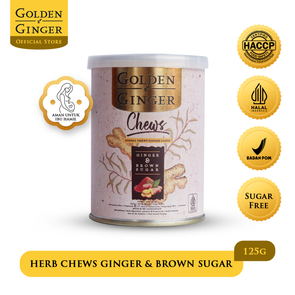 

Golden Ginger Herb Chews Ginger & Brown Sugar (CAN)