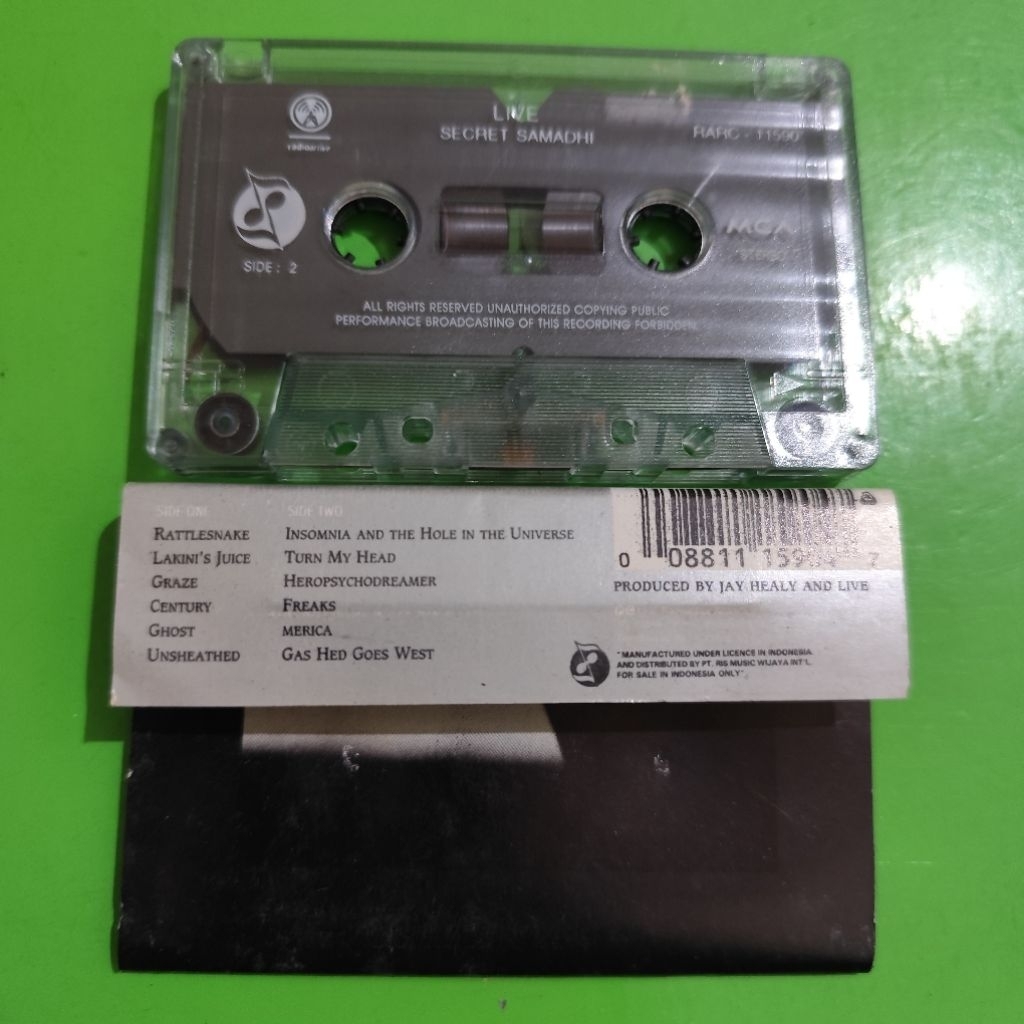 Kaset LIVE Secret Samadhi