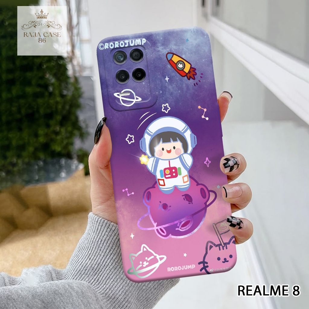 Case Realme 8 - Rajacase - casing Realme 8 - Motif case Lucu - Pelindung handphone - Realme 8 - Soft
