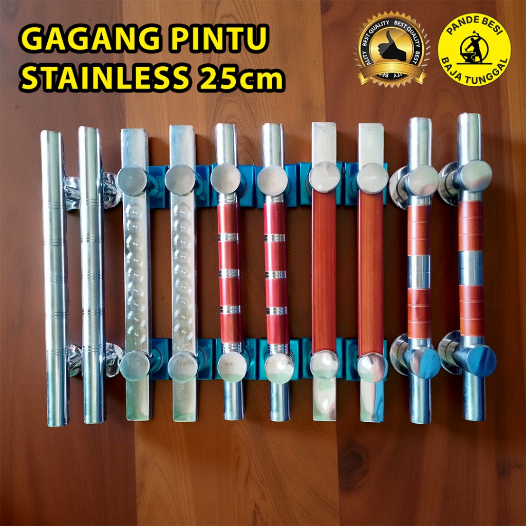Gagang Pintu 25CM Stainless Steel | Handle Pintu Minimalis | Tarikan Pintu Kamar Anti Karat