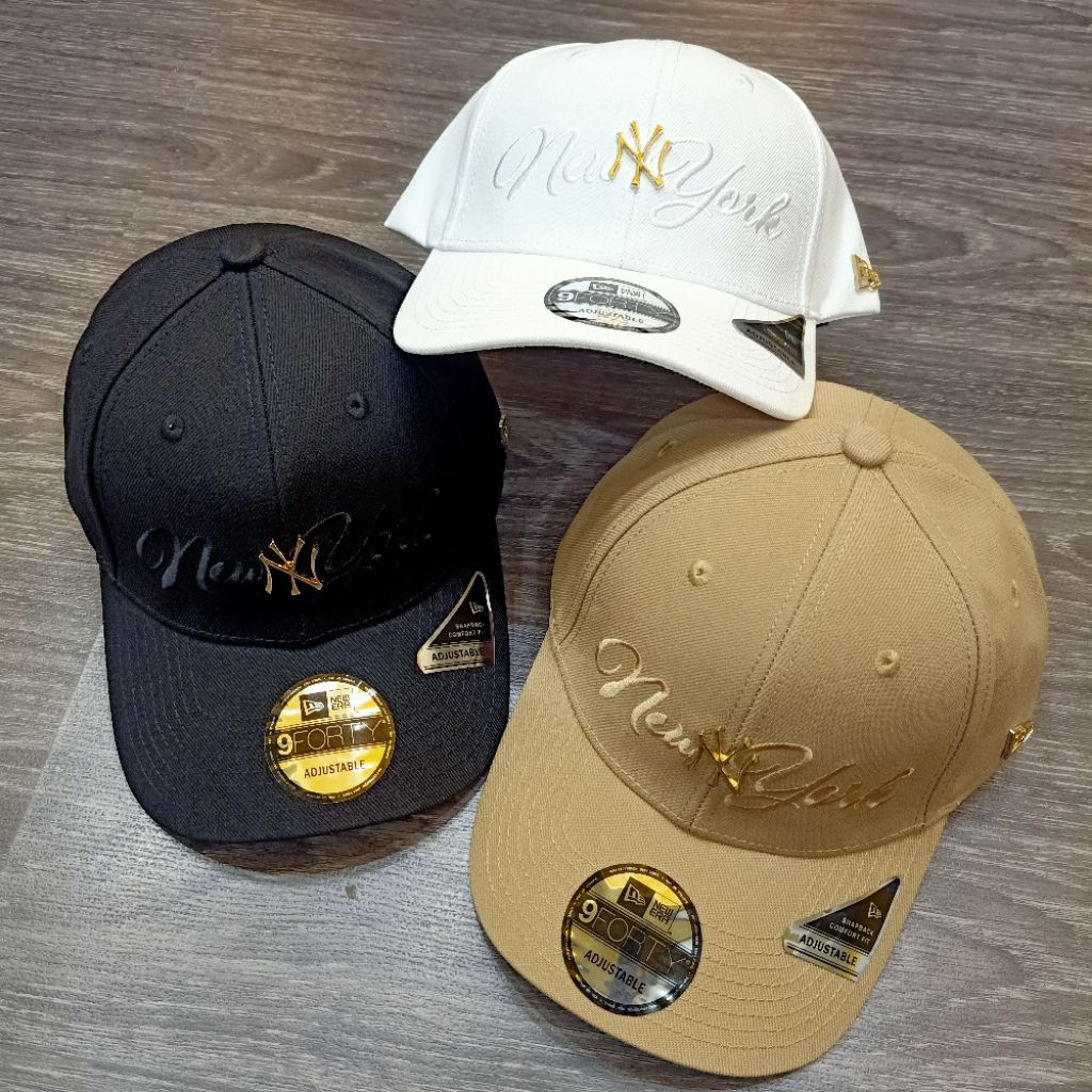 Topi NY MLB Logo Besi Topi Baseball Katun Import