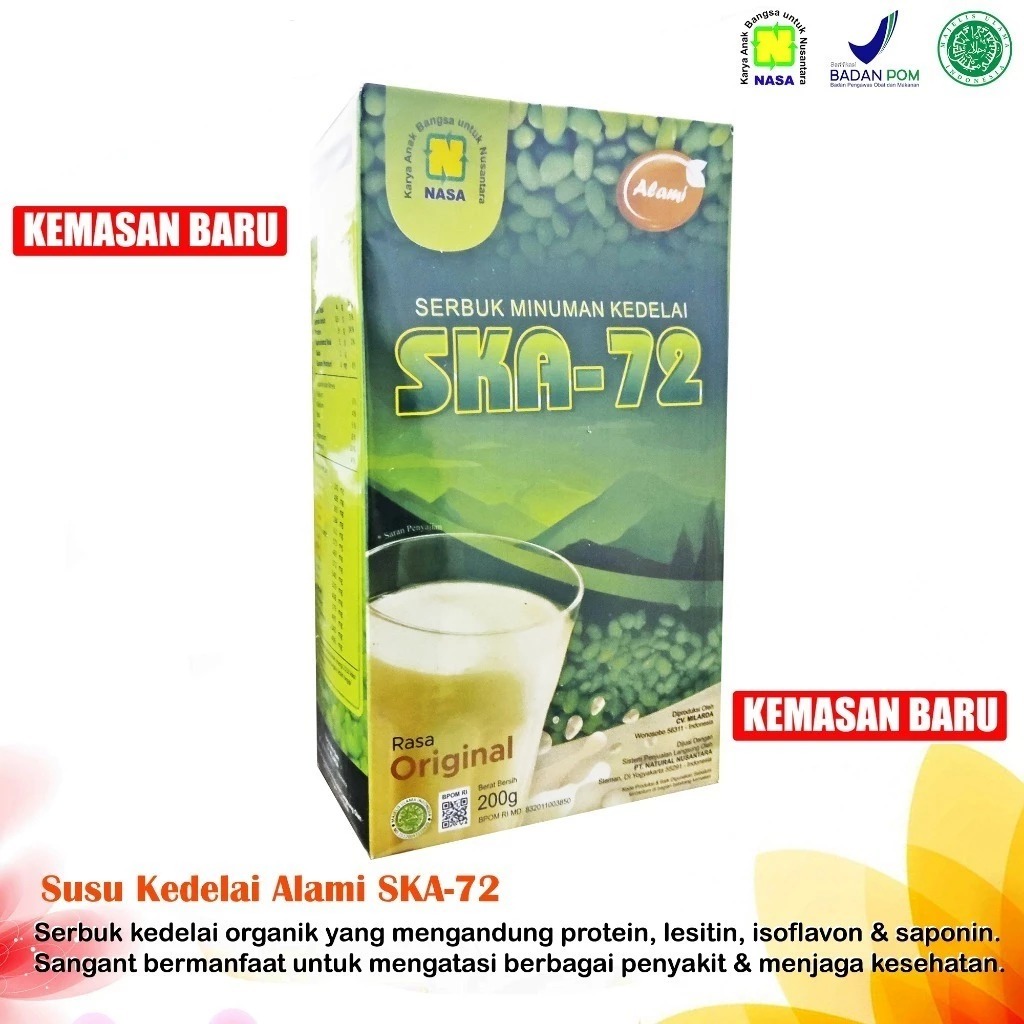 

SKA-72 Serbuk Minuman Kedelai - Penambah Berat Badan - Natural Nusantara