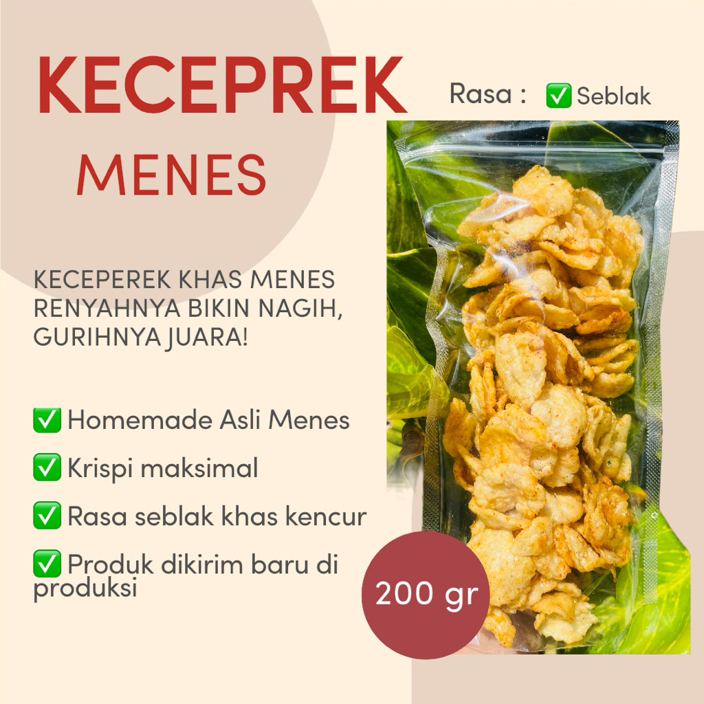 

keceprek rasa seblak khas menes