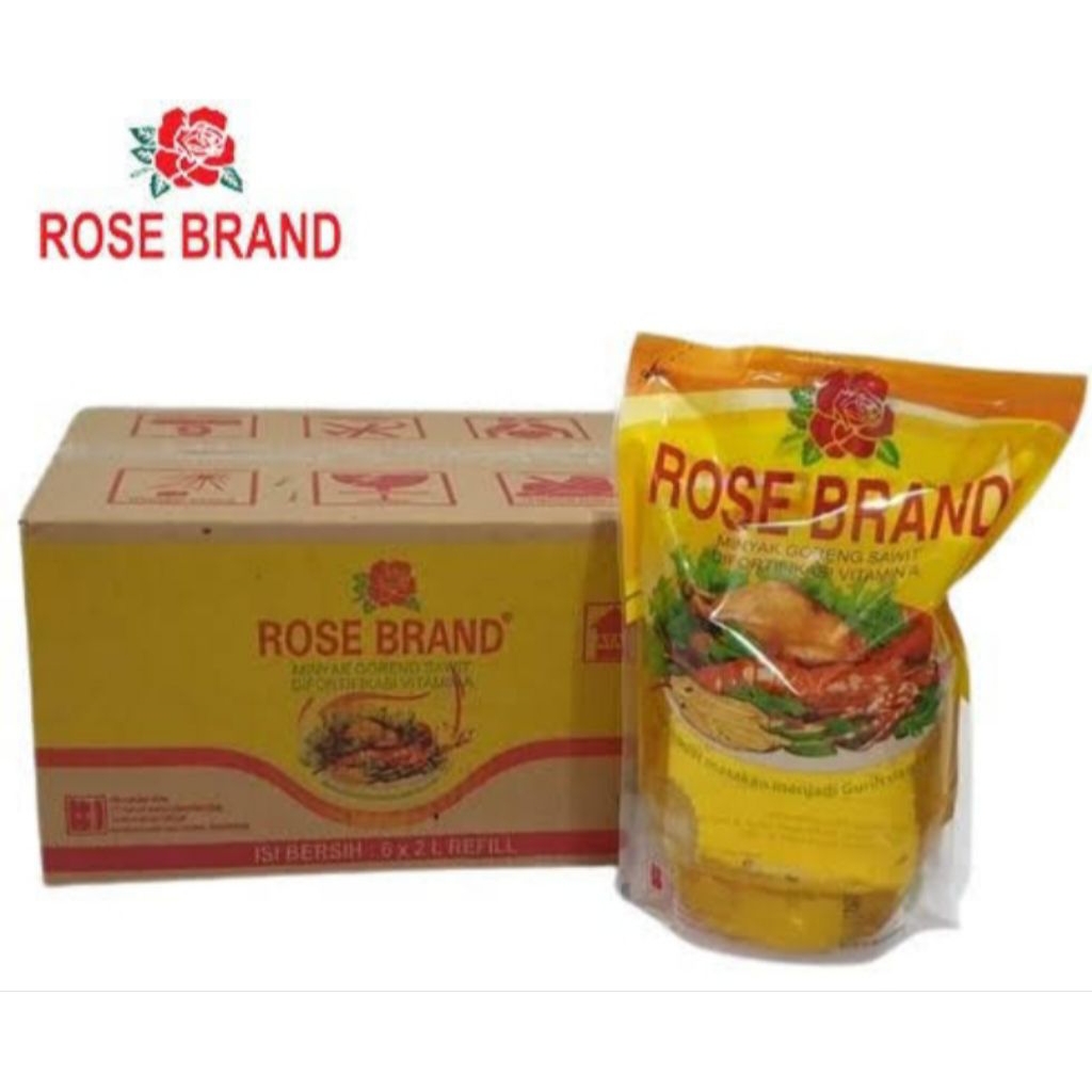 

Minyak goreng Rose brand kemasan 2L