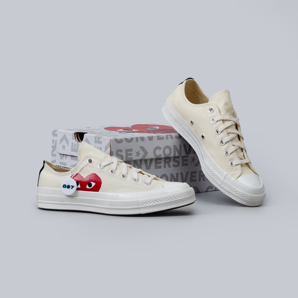 Converse CDG Play Low White