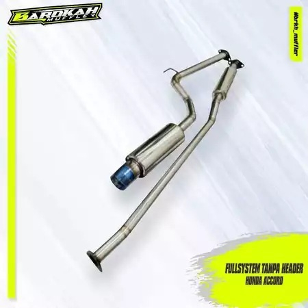 KNALPOT FULLSYSTEM HONDA ACCORD PLUS FLEKSIBEL TANPA HEADER