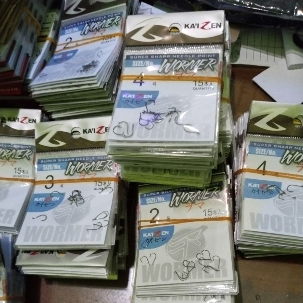 kail pancing kaizen wormer