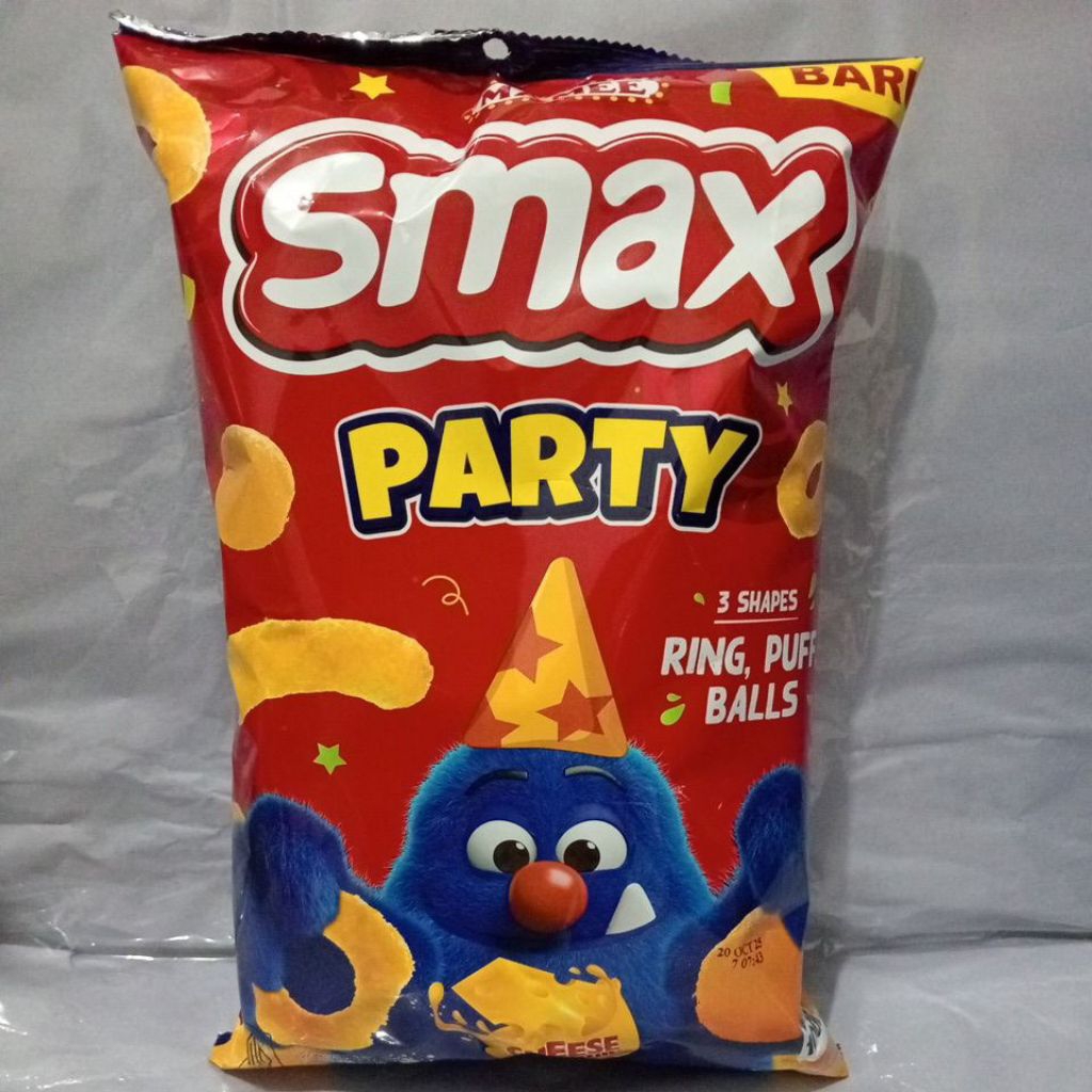 

Mamee Smax Party Ring Puff Balls Cheese Flavour 100g
