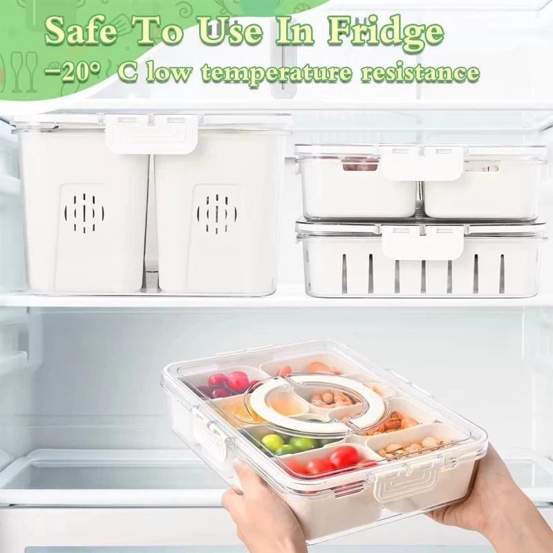 CUCI GUDANG PROMO TERBARU KOTAK PENYIMPANAN KULKAS WADAH MAKANAN WADAH BUMBU DI KULKAS FOOD