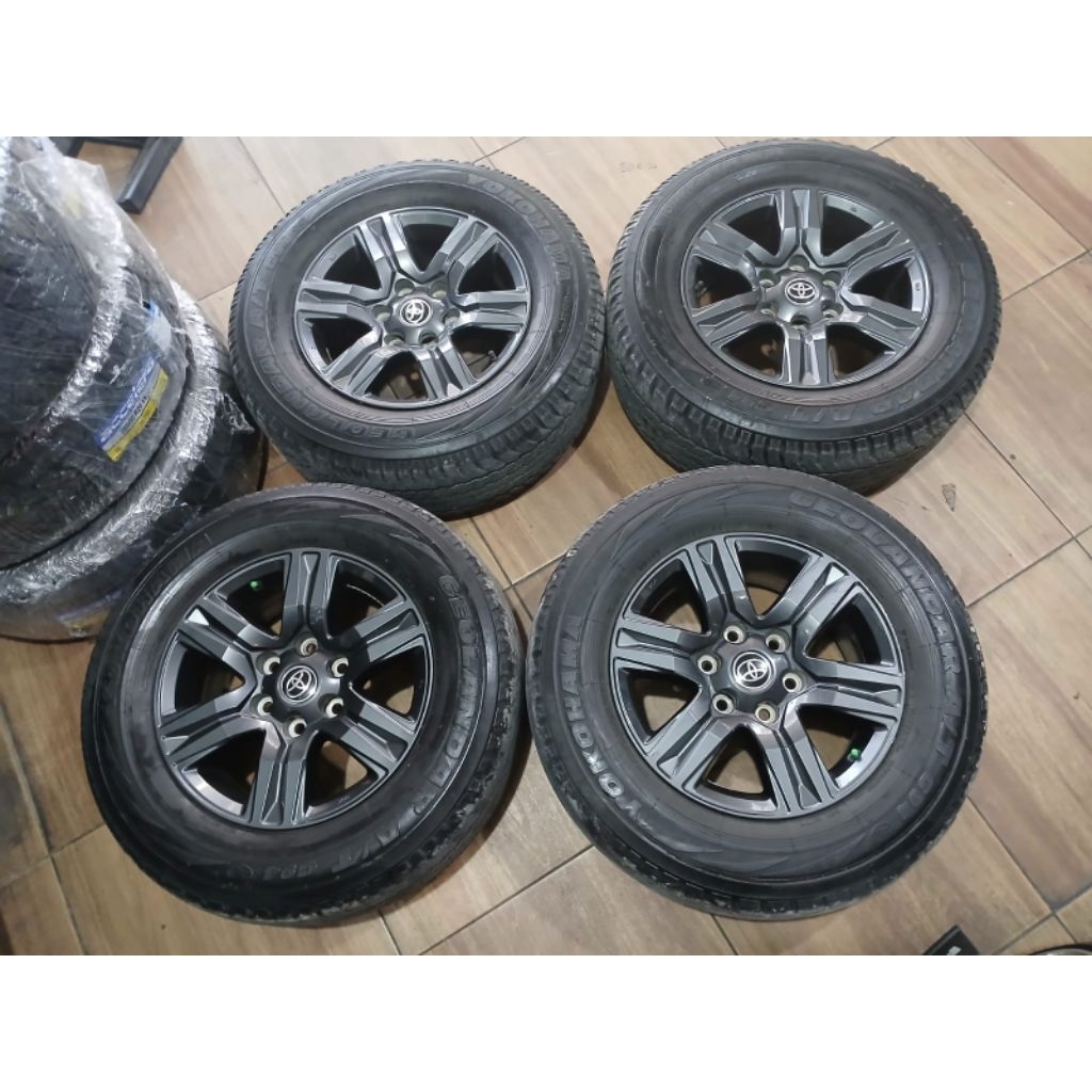 VELG OEM HILUX R17 H6X139,7 BAN YOKOHAMA 265/65 R17