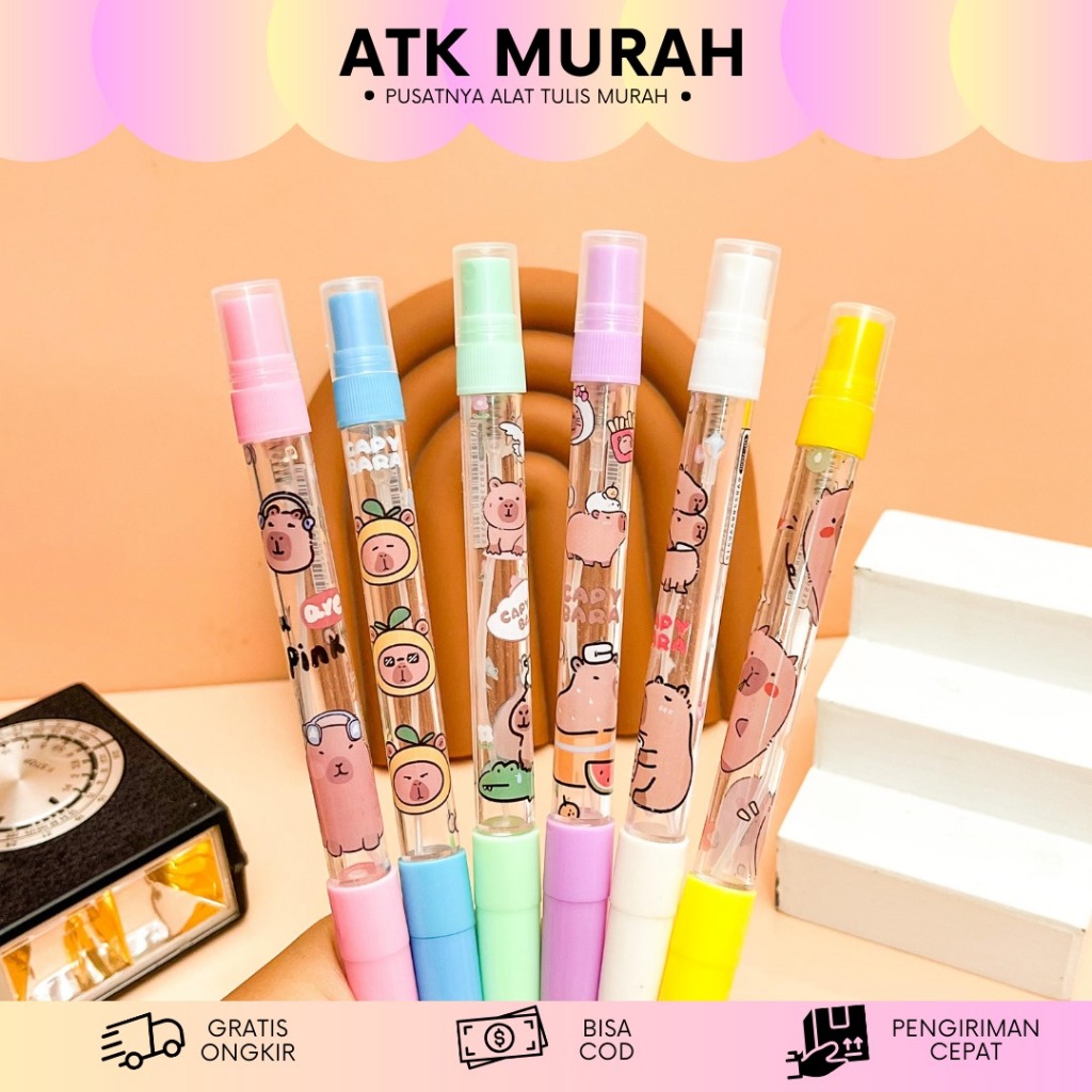 

PULPEN PARFUM FULLBODY CAPYBARA PGK-1927 PEN LUCU IMUT KADO UNIK SOUVERNIR