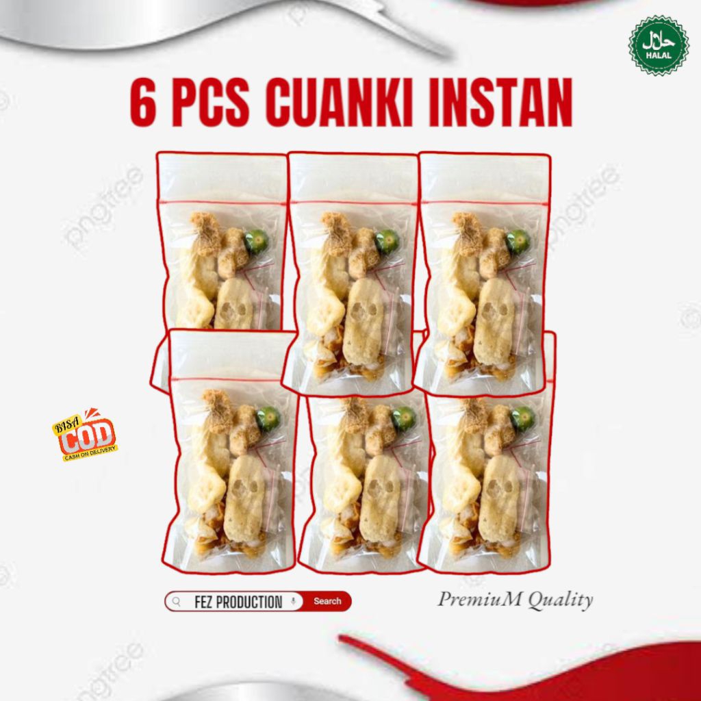 

PAKET 6 PCS CUANKI INSTAN KUAH PEDAS