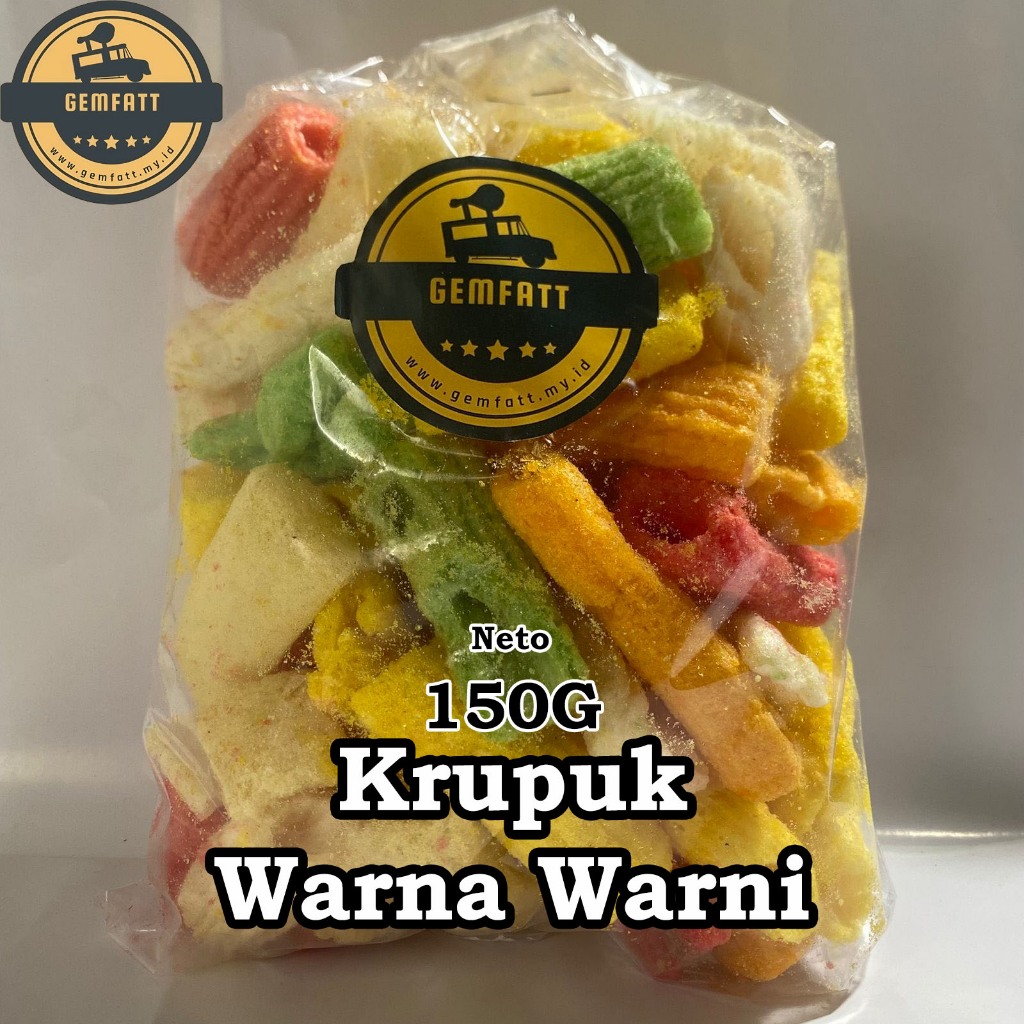 

Kerupuk Warna Warni Gurih Renyah | Kerupuk Pelangi Krispi Bikin Nagih