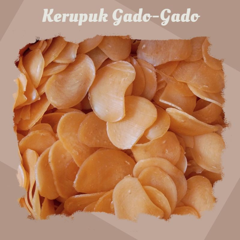 

Krupuk Gado Gado Mini Rasa Udang Kerupuk Mentah 250gr / 500gr / 1kg