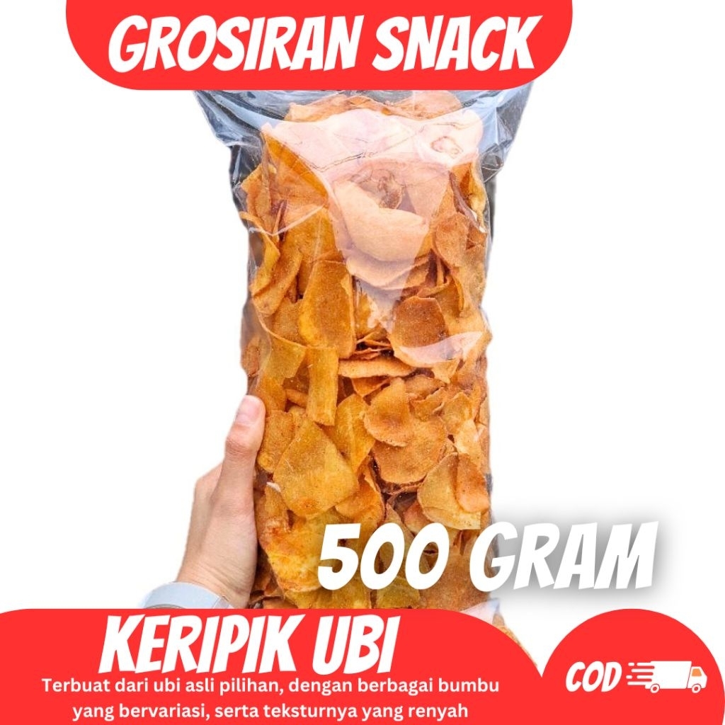 

500 GRAM Keripik Ubi PS all varian
