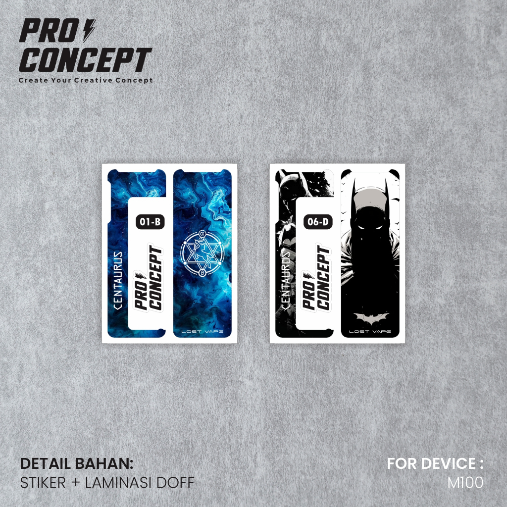 

#IN-4 Proconcept stiker vinyl bagian dalam(inner) series M~ 100