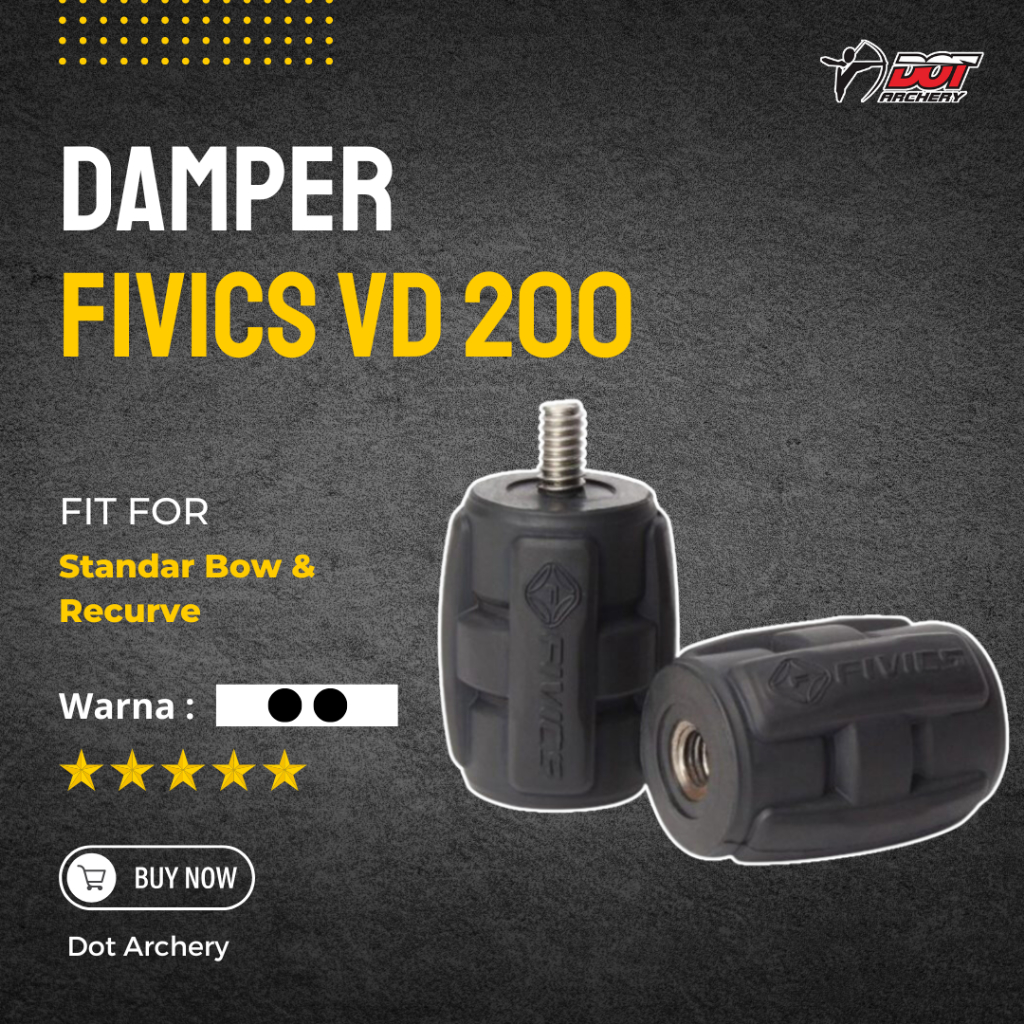 Peredam Busur Panahan | Penstabil Busur | Peredam Stabilizer Busur | Standar Bow & Recurve | Damper 