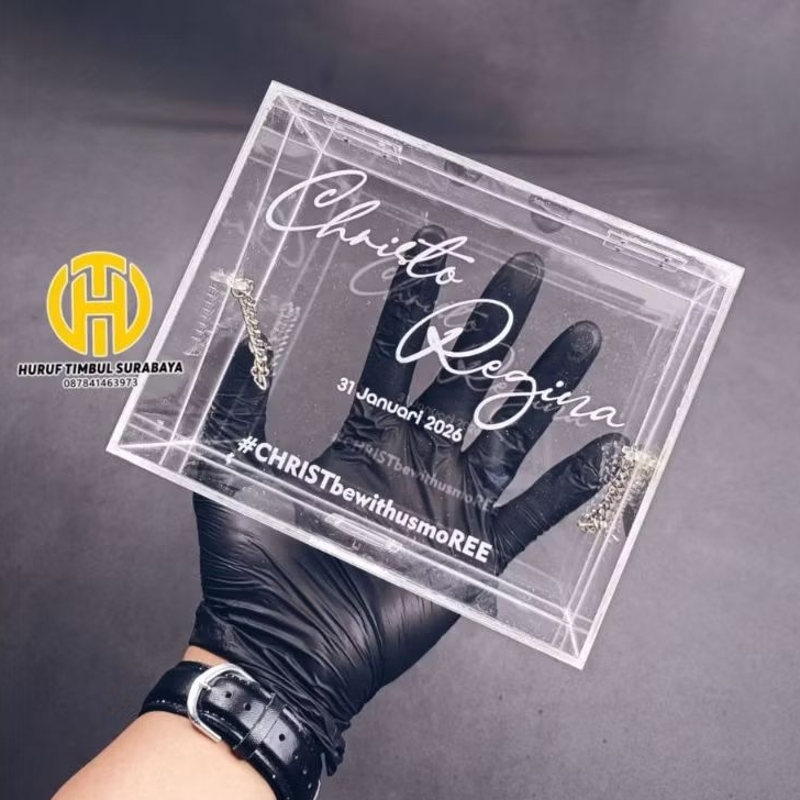 

box akrilik custom box cincin