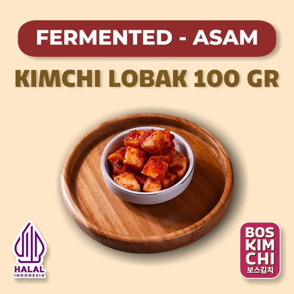 

Kimchi Lobak 100 gr Asam | Boskimchi | Kkakdugi Fermented